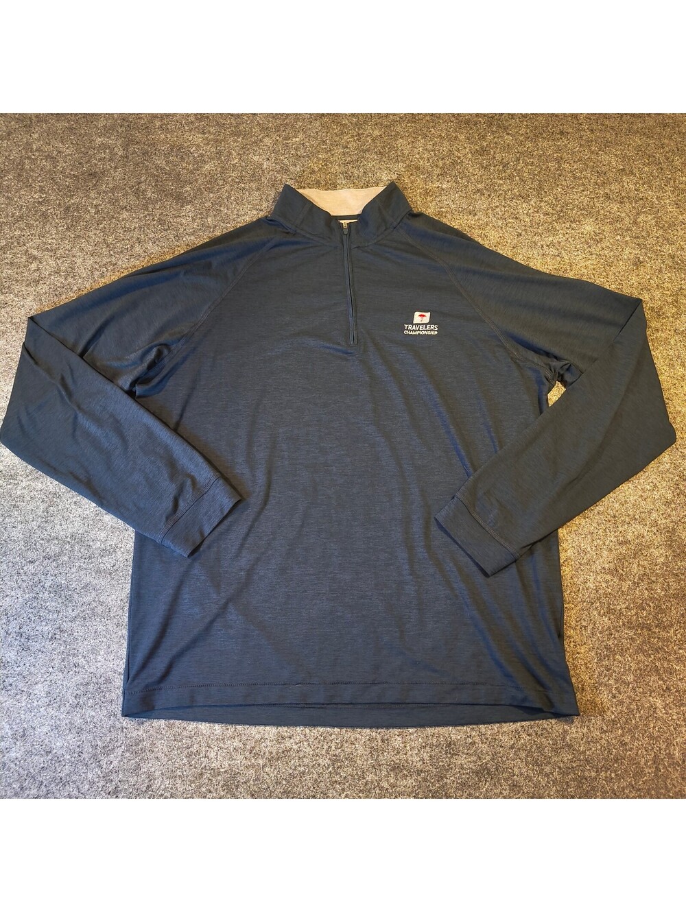 Johnnie-O Travelers Championship 1/4 Zip Pullover Men Size L